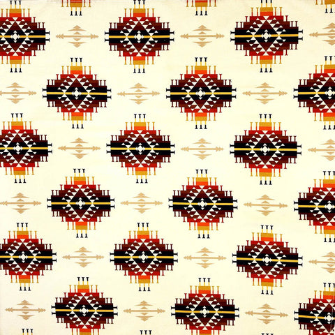 Rockmount Unisex Native Western Ivory 100% Cotton Bandana