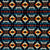 Rockmount Unisex Native Western Navy 100% Cotton Bandana