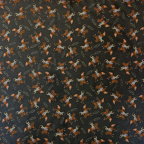 Rockmount Unisex Ropers Charcoal 100% Cotton Bandana