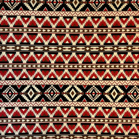 Rockmount Unisex Native Western Print Red/Brown 100% Cotton Bandana
