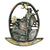 Rockmount Mens Professional Bullrider Tri-Color Metal Bolo Tie