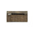 American West Womens Tribal Weave Distressed Charcoal Leather Trifold Wallet