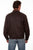 Scully Mens Chocolate/Cognac Leather Dbl Collar Jacket