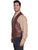 Scully Mens Classic Western Chocolate Leather Leather Vest