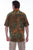 Scully Mens Outback 100% Cotton Batik S/S Shirt