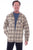 Scully Mens Tan 100% Cotton Sherpa Corduroy Hoodie