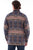 Scully Mens Red/Blue 100% Cotton Southwest Jacket