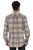 Scully Mens Corduroy Plaid Blue/Tan 100% Cotton L/S Shirt
