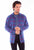 Scully Mens Corduroy Plaid Red/Blue 100% Cotton L/S Shirt