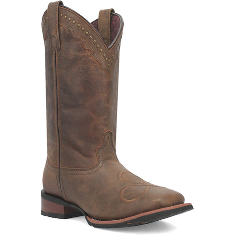 Laredo Womens Wenda Tan Leather Cowboy Boots