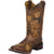 Laredo Womens Brown Secret Garden 11in Floral Cowboy Boots Leather 10 M