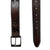 Rockmount Mens Laced and Tooled Western Brown Leather Belt