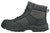 Hoss Boots Mens Carter Black Leather/Nylon Full-Grain Work Boots