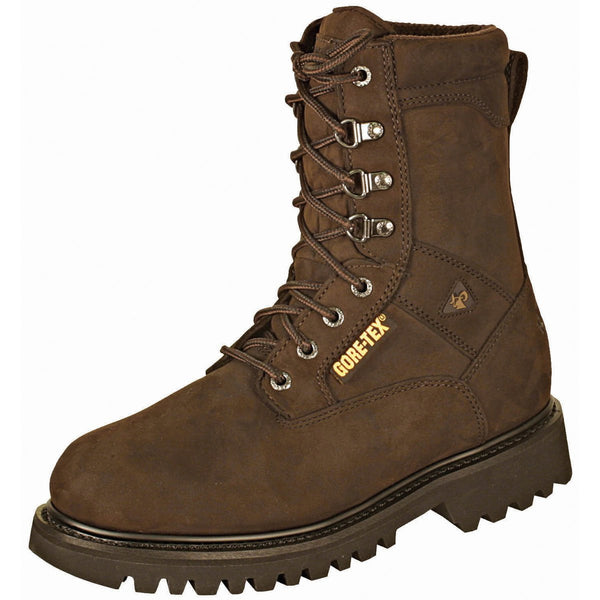 Rocky Mens Brown Leather Ranger Steel Toe Goretex Insulated Hiking