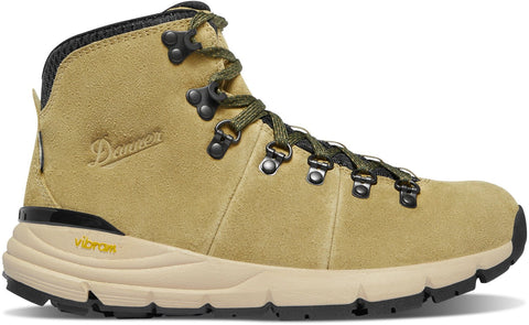 Danner Womens Mountain 600 4.5in Antique Bronze/Murky Green Suede Hiking Boots
