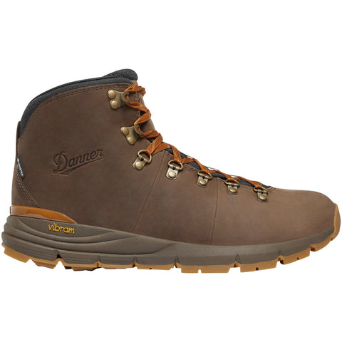 Danner Mens Mountain 600 Leaf GTX Loam Brown/Glazed Ginger Leather Hiking Boots 9 EE