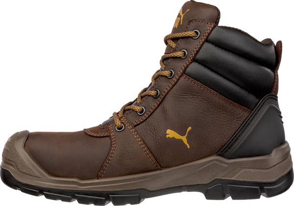 Cocoa PUMA Men's Conquest CTX 7 in. High Safety Work Boots