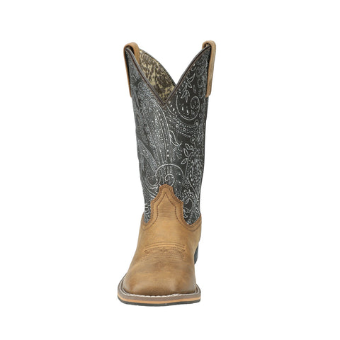 Smoky Mountain Boots Womens Anslie Brown/Dark Brown Leather Cowboy Boots