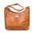 American West Womens Harvest Moon 10in CC Natural Tan Leather Handbag Bag