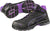 Puma Safety Womens Stepper 2.0 Mid ASTM EH Black/Purple Mesh Work Boots 8 M