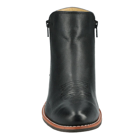 Smoky Mountain Boots Womens Emily Black Leather Ankle Boots