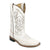 Smoky Mountain Boots Womens Georgia Antique White Leather Cowboy Boots 9.5 M