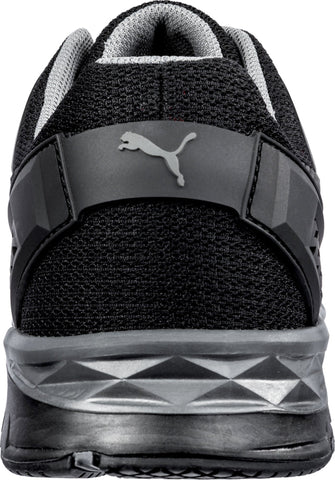 Puma Safety Black Mens Textile Fuse Motion Low SD Oxford Work Shoes 8.5