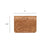 American West Womens Small Natural Tan Leather Trifold Wallet