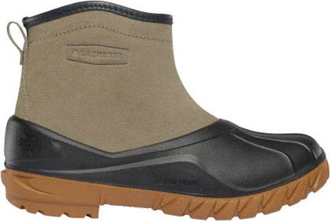 LaCrosse Womens Aero Timber Top Slip-On 5in Gray/Black Polyurethane Work Boots