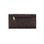 American West Womens 7.5x4in Chocolate Brown Leather Trifold Wallet