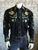 Rockmount Mens Floral Gabardine Black 100% Cotton L/S Shirt