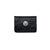 American West Womens Small Concho Black Leather Trifold Wallet