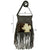 American West Womens Fringed Cowgirl 8in Pony Hair-On Leather Crossbody Bag