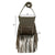 American West Womens Fringed Cowgirl 8in Chocolate Brown Leather Crossbody Bag