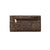 American West Womens Lariats and Lace Distressed Charcoal Leather Trifold Wallet