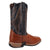 Laredo Mens Vapor Cognac/Black Leather 11in Cowboy Boots