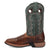 Laredo Mens Alloy Tan/Green Leather 11in Cowboy Boots