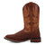 Laredo Mens Chet Dark Rust/Rust Leather Cowboy Boots