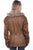 Scully Womens Brown Polyester Faux Fur Jacket