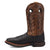 Laredo Mens Alloy Black/Tan Leather Cowboy Boots