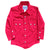 Rockmount Kids Boys Red Cotton Blend Western Snap L/S Shirt