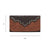 American West Annies Secret Collection Medium Brown Leather Trifold Wallet