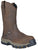 Hoss Boots Mens Recon 11in Wellington CT WP Brown Leather Work Boots