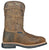 Hoss Boots Mens Brisbee Distressed CT WP Brown Leather Work Boots