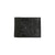 American West Mens Waxed Black Leather Bifold Wallet