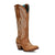 Corral Urban Womens Golden Embroidery Cowboy Boots Leather Tan