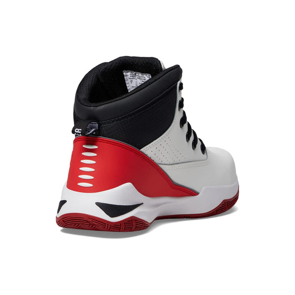 Avenger Mens Reaction Mid CN SR White/Red Work Boots – The Western