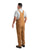 Berne Apparel Mens Highland Flex Unlined Brown Duck Cotton Blend Bib Overall