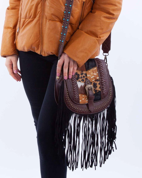 Scully Leather Brown Flap - Women's Handbag main image 0