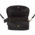 Scully Womens Woven Flap Essentials Black Leather 8.25x5x2.25in Crossbody Bag